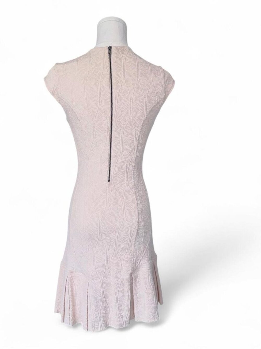 Jacquard Ruffled Mini Dress - XS - Picture 4 of 8